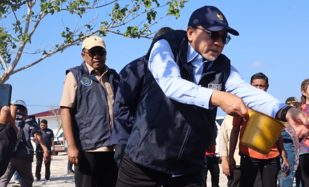 Menko Pangan Sebut Tambak Udang Sumba Timur Perkuat Swasembada Pangan